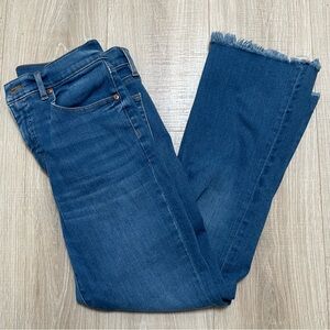 LOFT Women's Cropped Blue Jeans